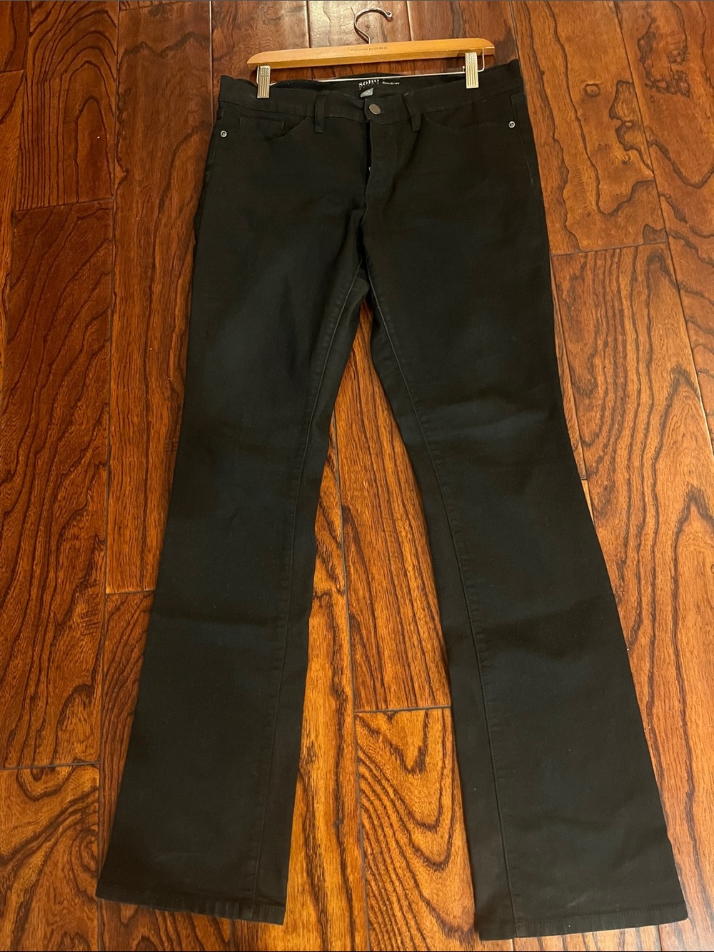 Soho Black Flare Jeans for Women